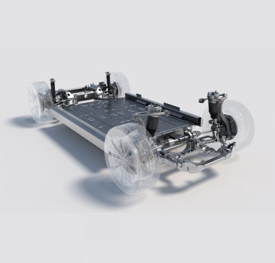 AVATR 07 battery and platform cutaway