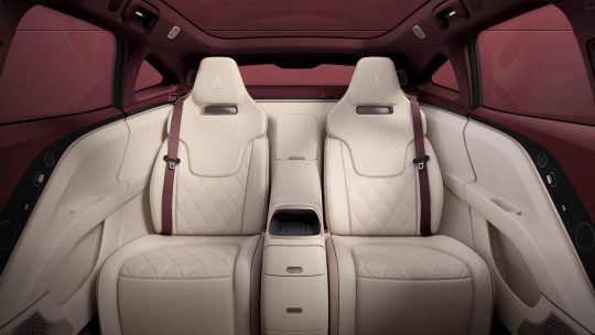 AVATR 11 Royal Edition rear seats