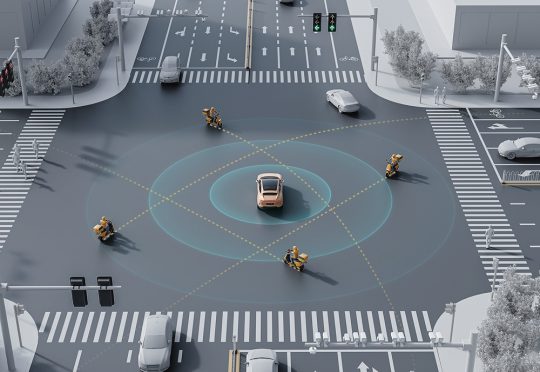 AVATR 11 driver assistance at a junction