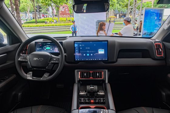 BYD Shark 6 dashboard
