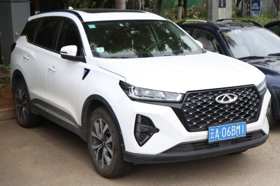 Chery Tiggo 7 Pro, front three-quarter — badged Tiggo 7 Plus in China