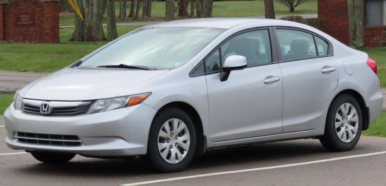 Honda Civic (ninth generation) saloon, front three-quarter