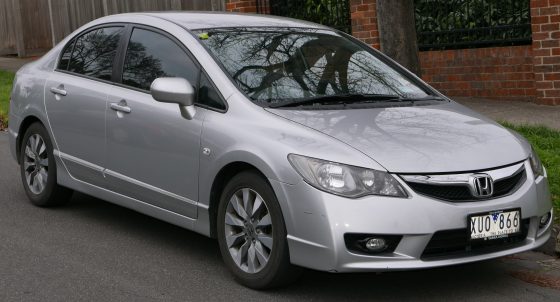 Honda Civic (FD), front three-quarter