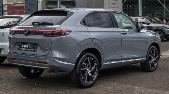 Honda HR-V after the facelift, rear three-quarter