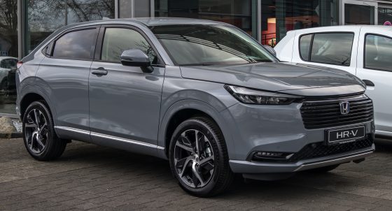 Honda HR-V after the facelift, front three-quarter