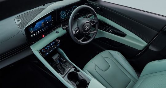 Hyundai Elantra Hybrid heated and ventilated seats