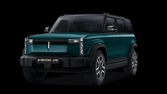 JAECOO J6 in Auroral Green