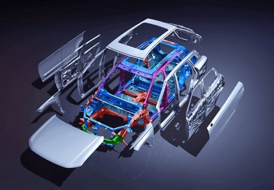 J7 chassis and battery layout