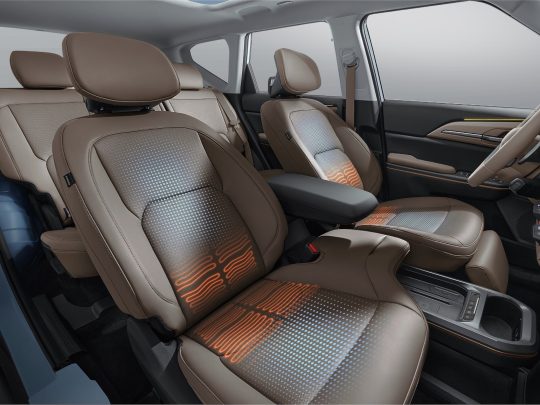 Kia EV5 heated and ventilated seats (Earth)