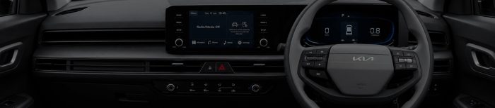 Dashboard and 8-inch display audio
