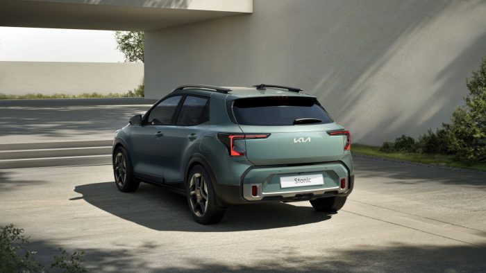 Rear three-quarter (international press car)