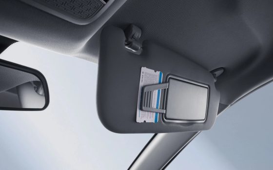 Proton Saga rear-view mirror
