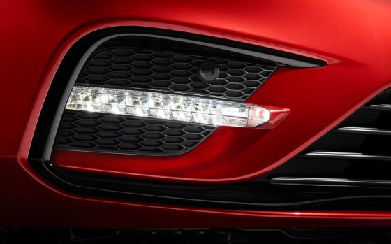 Proton Saga grille and daytime running lamp