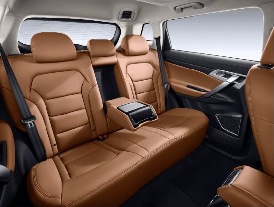 Proton X70 rear seats in Nappa leather
