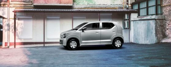 Suzuki Alto on the road