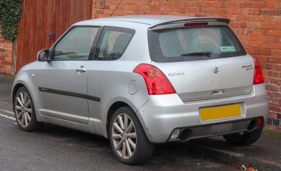 Suzuki Swift, rear three-quarter