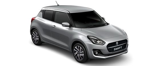 Suzuki Swift in Silky Silver