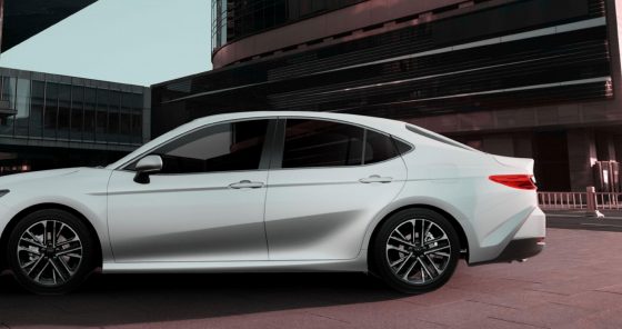 Toyota Camry Hybrid, rear three-quarter