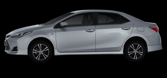 Toyota Corolla Altis X, side profile