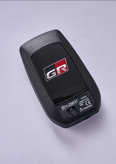 Toyota Fortuner GR-S console badge