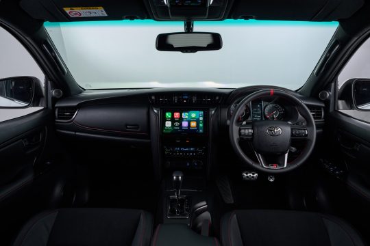 Toyota Fortuner dashboard