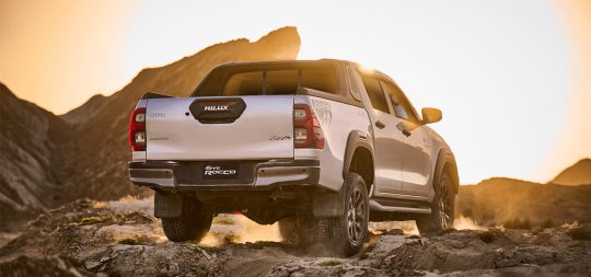 Toyota Hilux Revo Rocco, rear three-quarter