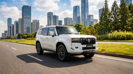 Toyota Prado 250 on the road