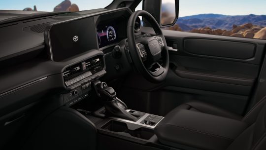 Toyota Prado 250 cabin and centre console