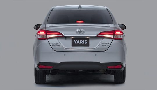 Toyota Yaris, rear
