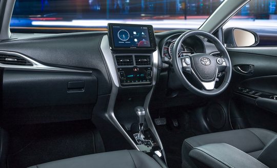 Toyota Yaris dashboard